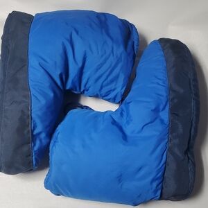 Kelty Vintage 70's Goose Down Slipper Booties Nylon Insulated XL Mountaineering